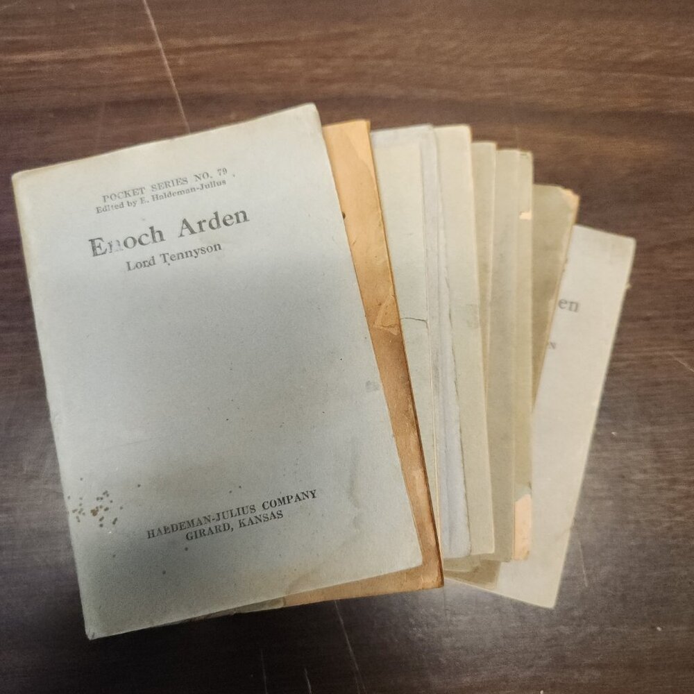 Vintage Little Blue Book 10 Cent Pocket Series‎ Lot of 11 Haldeman-Julius
